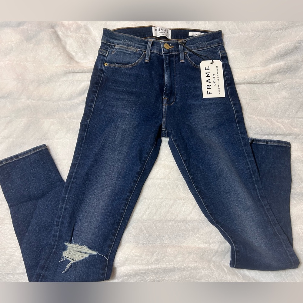 NWT FRAME Le High Skinny size 27